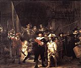 Rembrandt - Rembrandt night watch painting